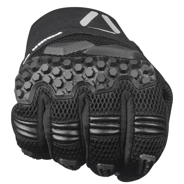 KORDA FLITE SHORT CUFF RIDING GLOVES - BLACK - Image 2