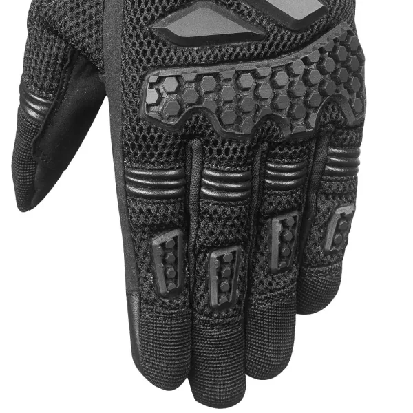 KORDA FLITE SHORT CUFF RIDING GLOVES - BLACK - Image 5