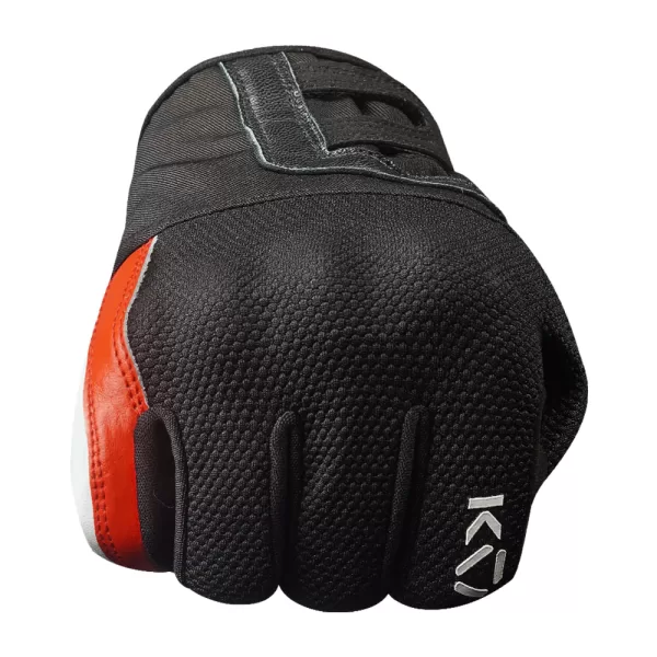 KORDA STREET SHORT CUFF RIDING GLOVES - RED - Image 4