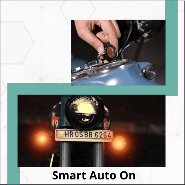 SIMTAC PNP HAZARD FLASHER - ROYAL ENFIELD | HUNTER | COMPATIBLE | WITH SWITCH [V6.0] |  ADAPTERMODULE | HNTR-WS6 - Image 6