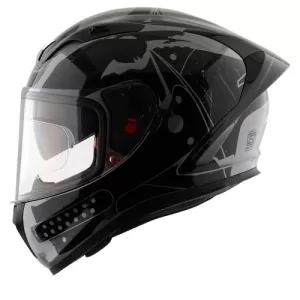 AXOR HELMETS - STREET DC BATMAN ANTHRACITE - BLACK