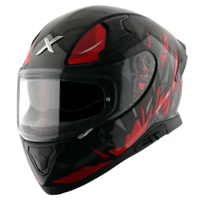 AXOR HELMETS - APEX HUNTER D/V -  RED WITH BLACK
