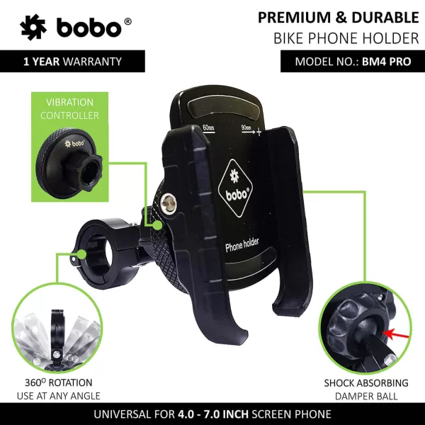 BOBO GEARS - MOBILE HOLDER - BM4 - JAW GRIP WITH VIBRATION CONTROLLER - Image 2