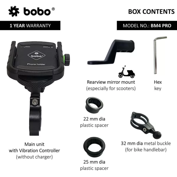 BOBO GEARS - MOBILE HOLDER - BM4 - JAW GRIP WITH VIBRATION CONTROLLER - Image 5