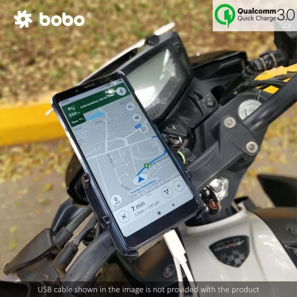 BOBO GEARS - MOBILE HOLDER - BM5 - CLAW GRIP ALUMINIUM ( WITH FAST USB 3.0 CHARGER ) - [Cloned #4018] - Image 4