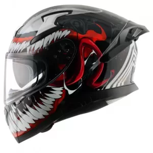 AXOR HELMETS - APEX MARVEL VENOM - BLACK RED