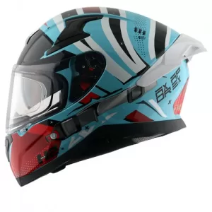 AXOR HELMETS - APEX HEX-2 - HEX BLUE RED
