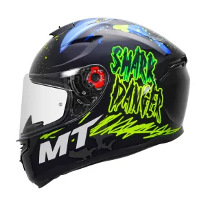MT HUMMER SHARK HELMET - FLOURESCENT YELLOW