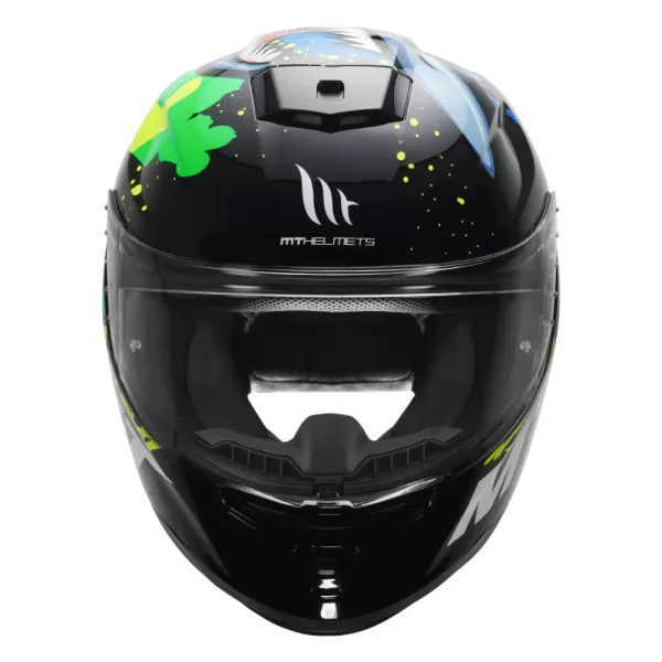 MT HUMMER SHARK HELMET - FLOURESCENT YELLOW - Image 2