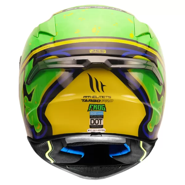 MT TARGO FROG HELMET - FLOURESCENT GREEN - Image 3