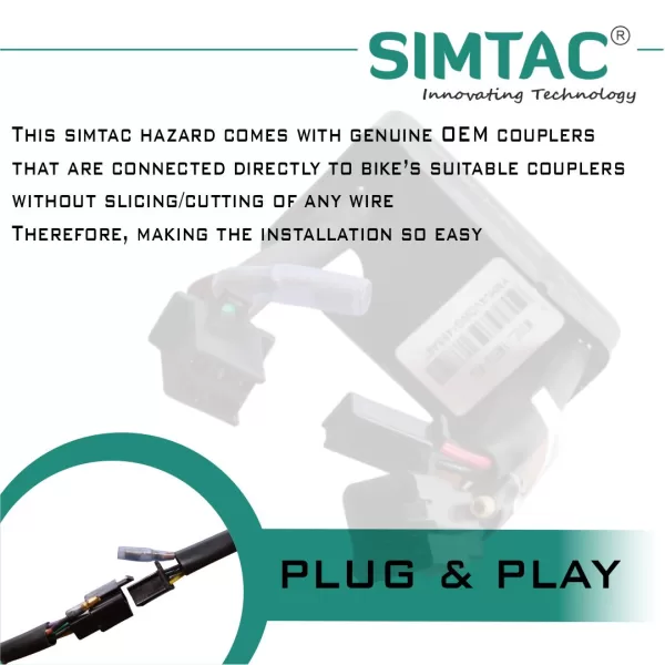 SIMTAC HAZARD FLASHER - YAMAHA R15 V4 | COMPATIBLE |PNP MODULE | YMHV4-WS4 - Image 6