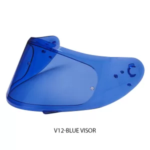 MT HELMET - V12 PIN-LOCK READY VISOR - HD BLUE