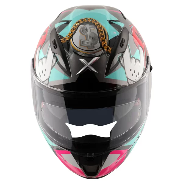 AXOR HELMET - STREET HIP HOP HELMET - ATHENA GREY MINT - Image 6