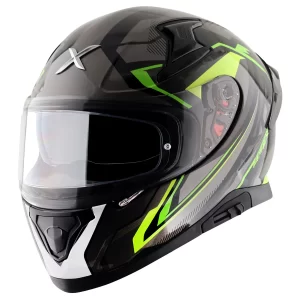 AXOR HELMETS - APEX ROADTRIP - BLACK NEON YELLOW