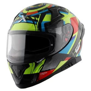 AXOR HELMETS - APEX VIVID - GOSSY BLACK NEON YELLOW