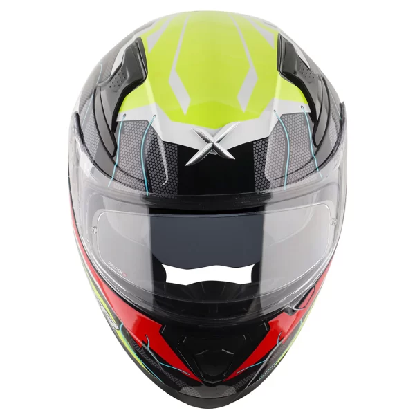 AXOR HELMETS - APEX DYNAMO HELMET -GLOSSY BLACK NEON YELLOW - Image 9