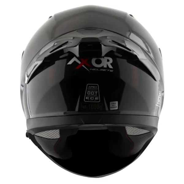 AXOR HELMETS - APEX SOLID HELMET - GLOSSY BLACK - Image 5