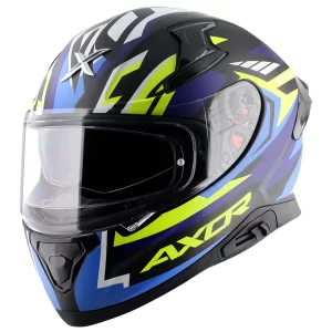 AXOR HELMET - APEX STREAK HELMET - DULL BLACK BLUE