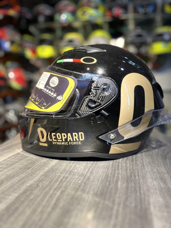 RIDEX HELMETS - TITANIUM GEN2 LEOPARD - GLOSSY BLACK