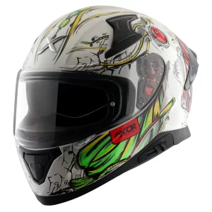AXOR HELMETS - APEX SEADEVIL - GLOSSY WHITE / RED