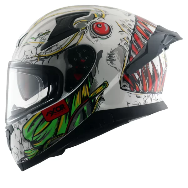 AXOR HELMETS - APEX SEADEVIL - GLOSSY WHITE / RED - Image 5