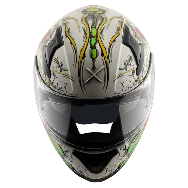 AXOR HELMETS - APEX SEADEVIL - GLOSSY WHITE / RED - Image 3