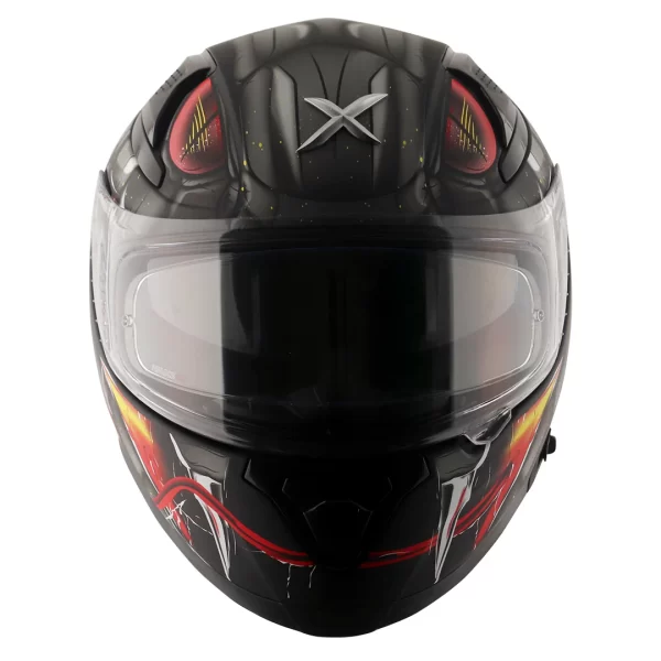 AXOR HELMETS - APEX VENOMOUS - GLOSSY BLACK / GREY - Image 2