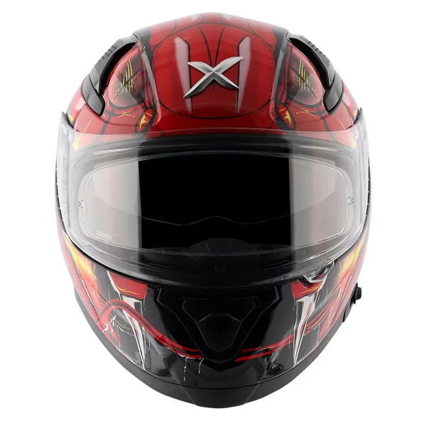 AXOR HELMETS - APEX VENOMOUS - GLOSSY BLACK / RED - Image 9
