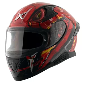AXOR HELMETS - APEX VENOMOUS - GLOSSY BLACK / RED