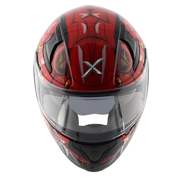 AXOR HELMETS - APEX VENOMOUS - GLOSSY BLACK / RED - Image 2