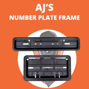 Number Plate Frame - AJ's