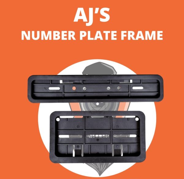 Number Plate Frame - AJ's