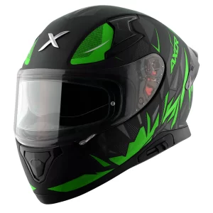 AXOR HELMETS - APEX HUNTER  -  DULL BLACK NEON GREEN