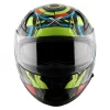 AXOR HELMETS - APEX  Vivid Helmet - Black Neon Yellow - Image 9