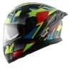 AXOR HELMETS - APEX  Vivid Helmet - Black Neon Yellow - Image 8