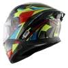 AXOR HELMETS - APEX  Vivid Helmet - Black Neon Yellow - Image 7