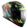 AXOR HELMETS - APEX  Vivid Helmet - Black Neon Yellow - Image 3