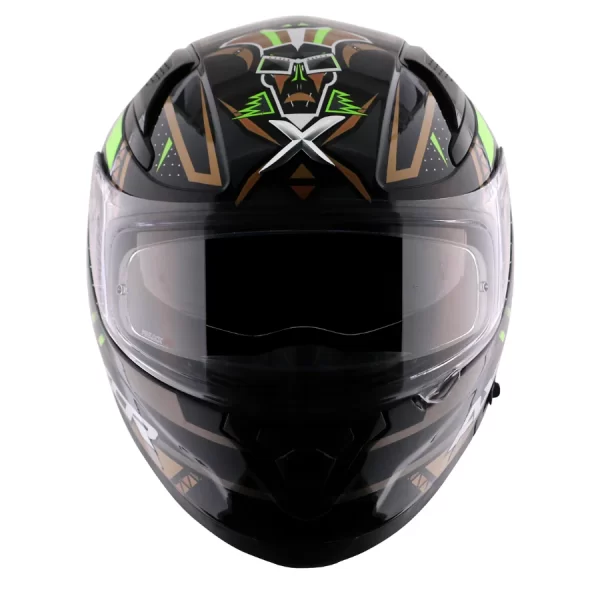 AXOR HELMETS - Apex Tiki Helmet - Black Gold - Image 9