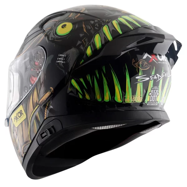 AXOR HELMETS - Apex Seadevil helmet - Black Gold - Image 7