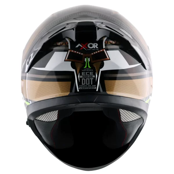 AXOR HELMETS - Apex Tiki Helmet - Black Gold - Image 6