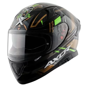 AXOR HELMETS - Apex Tiki Helmet - Black Gold