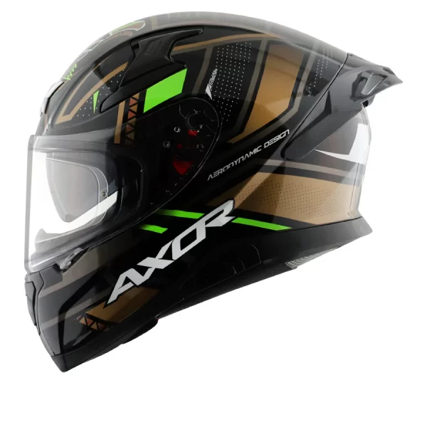 AXOR HELMETS - Apex Tiki Helmet - Black Gold - Image 8