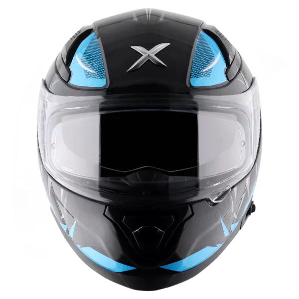 AXOR HELMETS - APEX HUNTER  -  BLACK NEON BLUE - Image 2