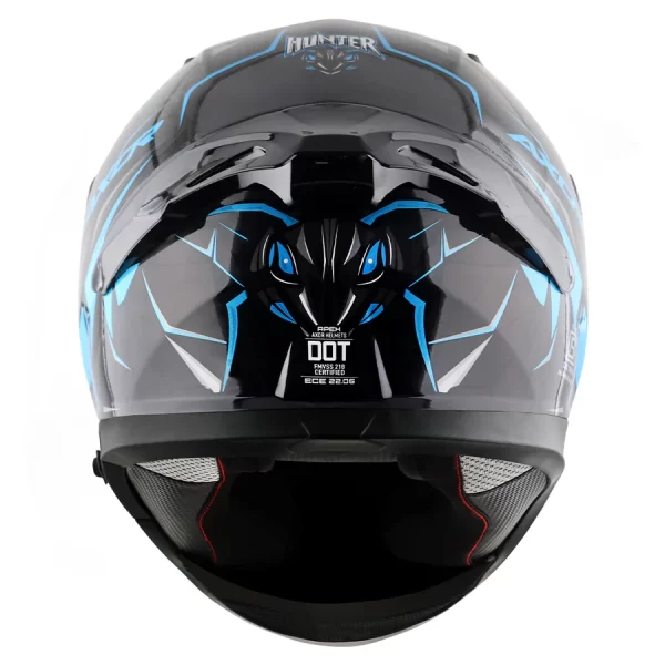 AXOR HELMETS - APEX HUNTER  -  BLACK NEON BLUE - Image 5