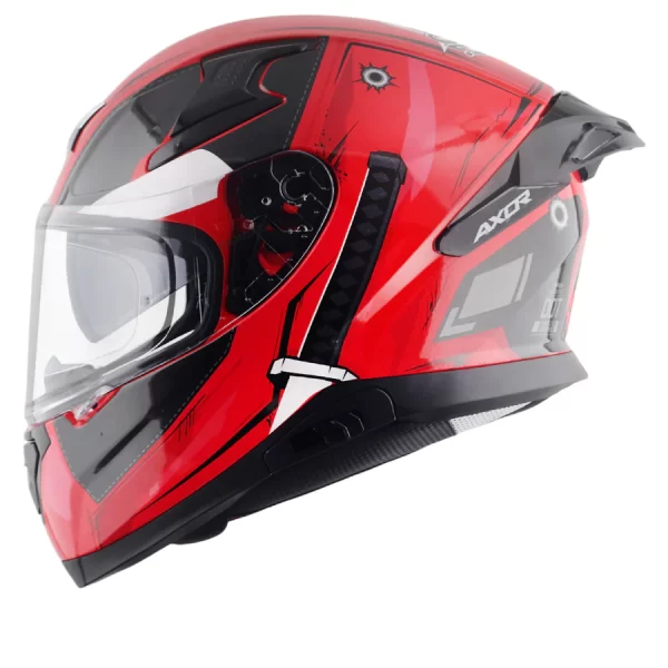 Apex Marvel Deadpool Helmet - RED BLACK - Image 3