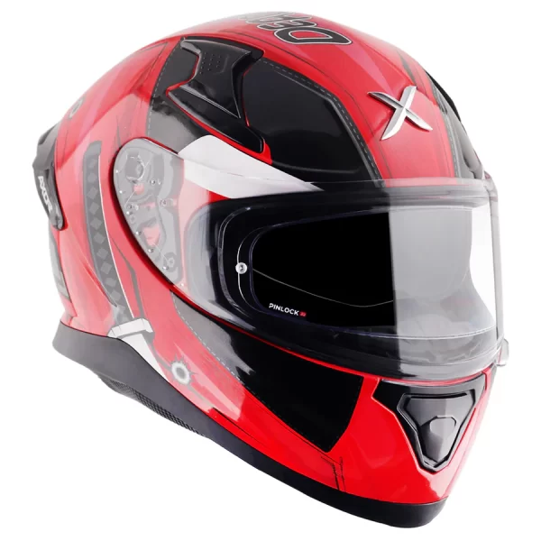 Apex Marvel Deadpool Helmet - RED BLACK - Image 8
