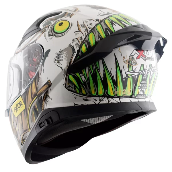 AXOR HELMETS - Apex Seadevil helmet - White Red - Image 4