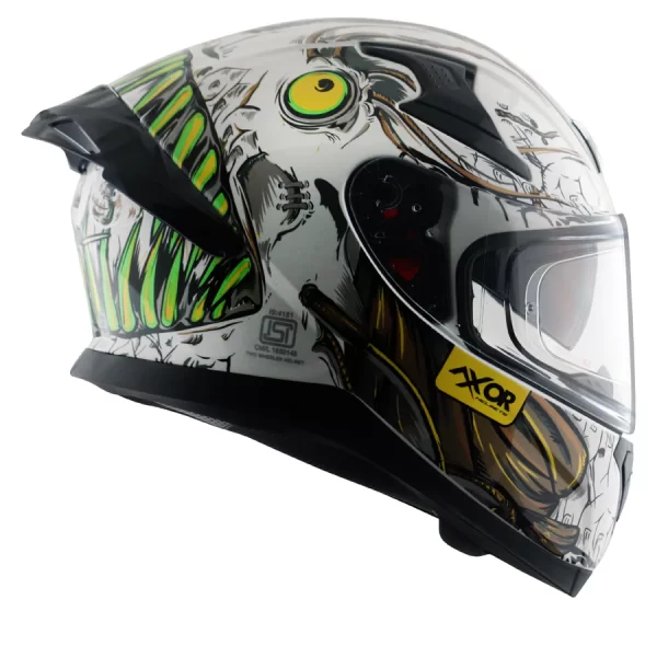AXOR HELMETS - Apex Seadevil helmet - White Red - Image 7