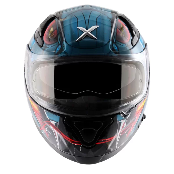 AXOR HELMETS - APEX VENOMOUS - Black Neon Blue - Image 2