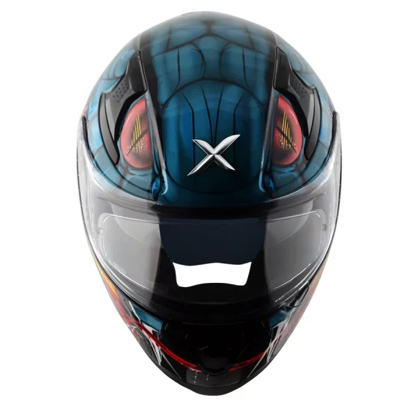 AXOR HELMETS - APEX VENOMOUS - Black Neon Blue - Image 9